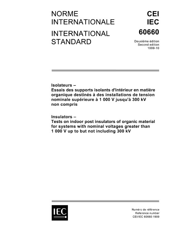 Cover IEC 60660:1999
